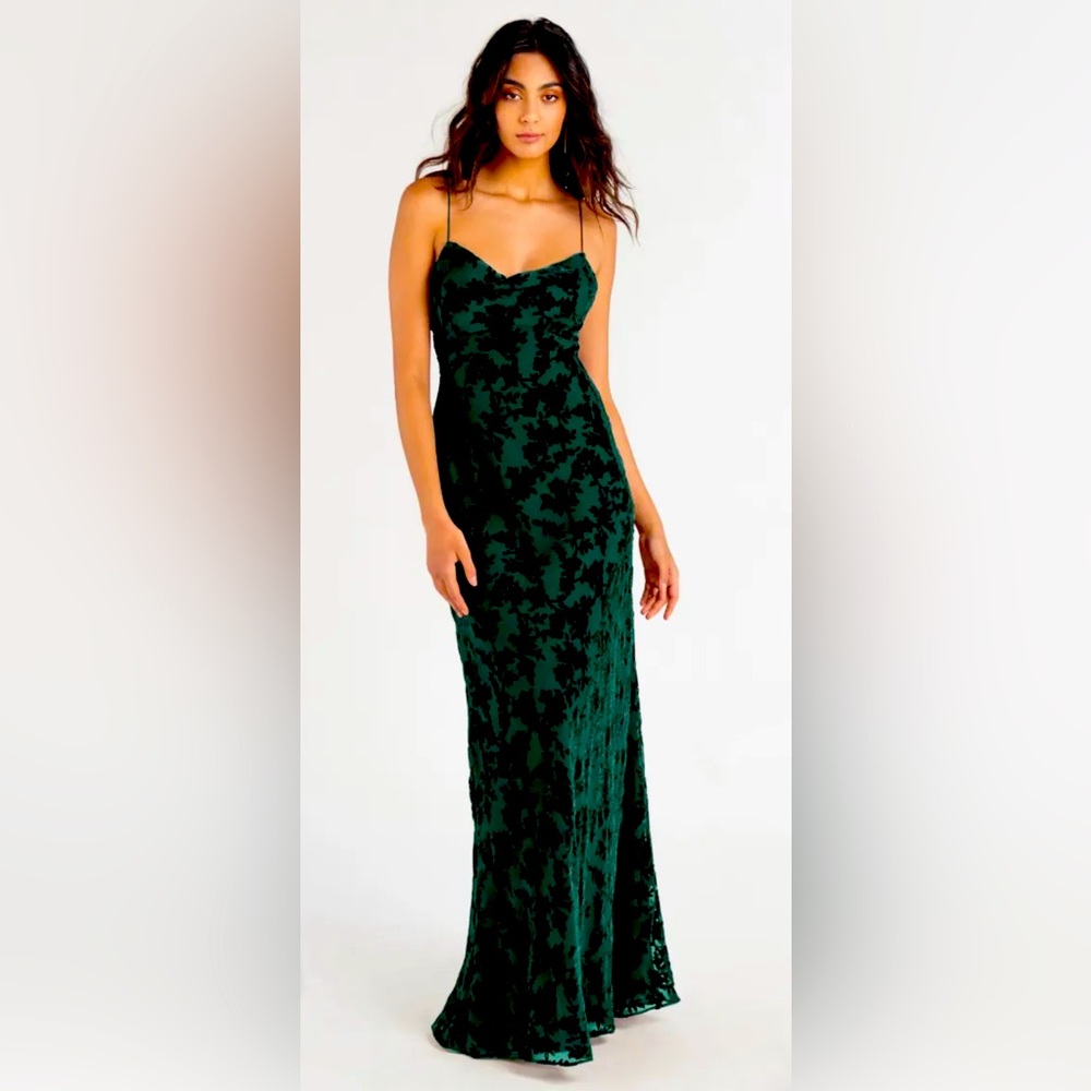 Rory dress by Jenny Yoo in Emerald Green.